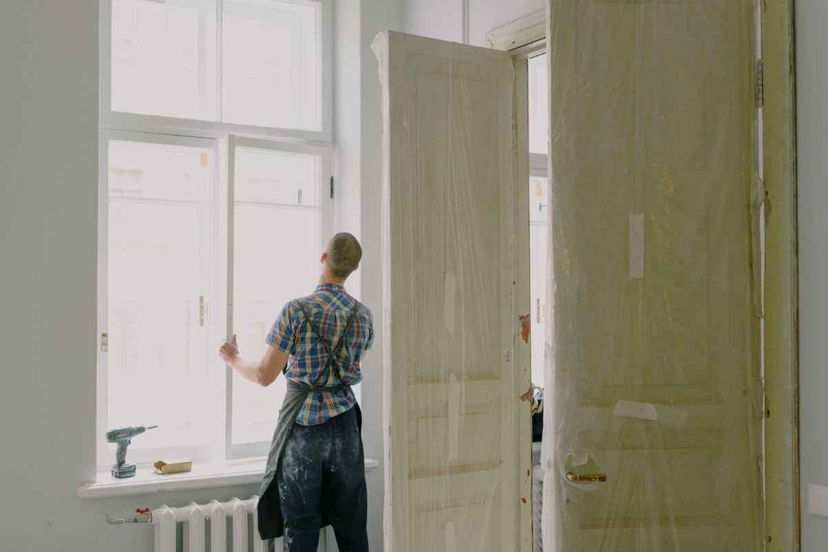 Sample photo: Window install